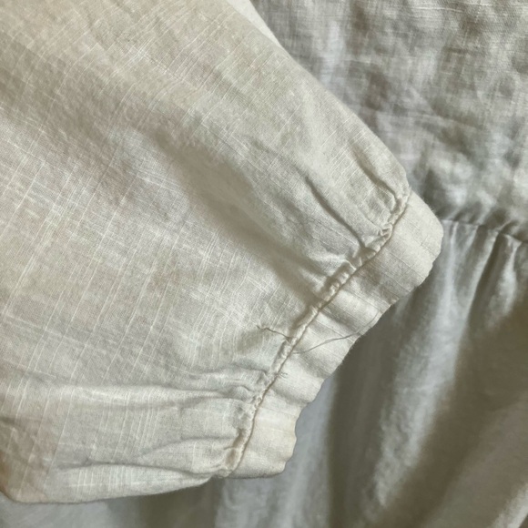 J. Crew White Blouse with Eyelet Hem - Picture 6 of 7